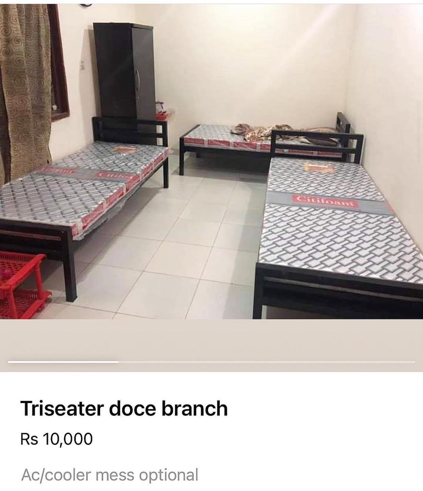 Three Seater Room at Rayan Girls Hostel — photo 6