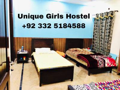 UNIQUE GIRLS HOSTEL GULRAIZ, RWP Girls Hostel in Rawalpindi with Mess, WiFi from PKR 16,500