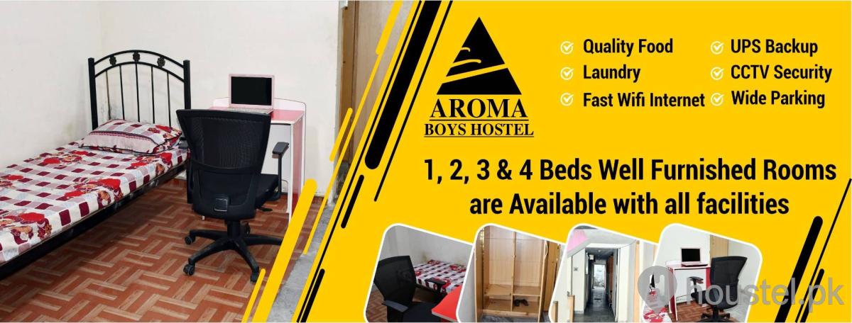 Aroma Boys Hostel Boys Hostel in Islamabad with Mess, WiFi from PKR 16,000
