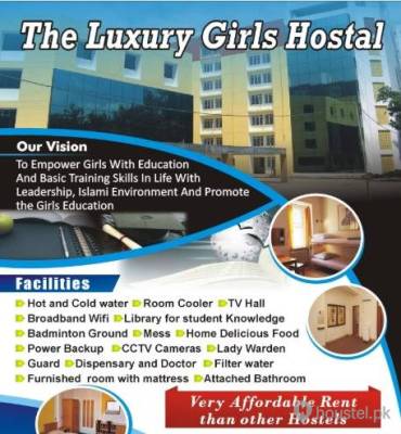 The Luxury Girls Hostal Girls Hostel in Lahore with Mess, WiFi from PKR 10,000