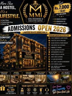 MMi Executive Suites Br 1 Boys Hostel in Faisalabad with WiFi from PKR 30,000