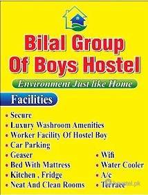 Bilal Group Of Boys Hostel Lahore Boys Hostel in Lahore with WiFi from PKR 8,000