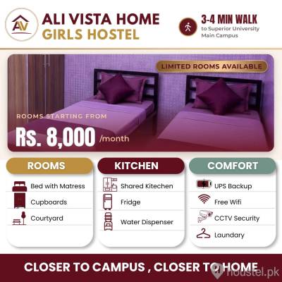 Ali Vista Home Girls Hostel Girls Hostel in Sundar Raiwind Road, Lahore with WiFi - Photo 19