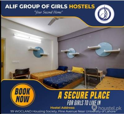 Alif Group Girls of Hostels Girls Hostel in Lahore with Mess, WiFi from PKR 12,000
