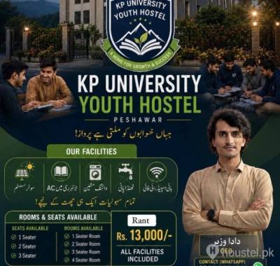 kp university youth hostel Boys Hostel in Peshawar with Mess, WiFi from PKR 8,000