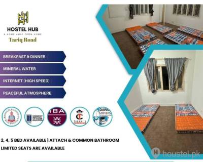Hostel Hub Boys Hostel in PECHS, Karachi with Mess from PKR 16,000