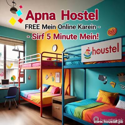 Zia Bachelor House Boys Hostel in Tariq Road, Karachi with WiFi from PKR 10,000