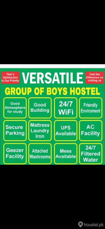 Versatile boys hostel