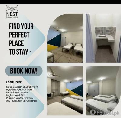 The nest premium Hostel Boys Hostel in Mall Road, Lahore with Mess, WiFi from PKR 10,000