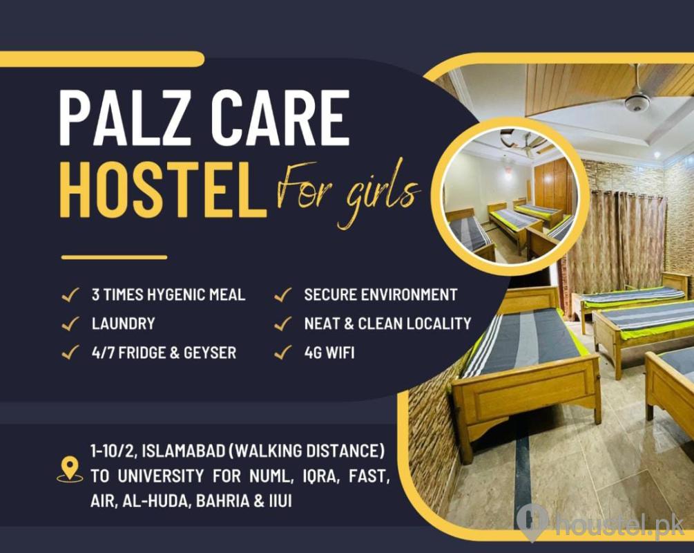 PALZ CARE GIRLS HOSTEL Girls Hostel in Islamabad with Mess, WiFi from PKR 18,000