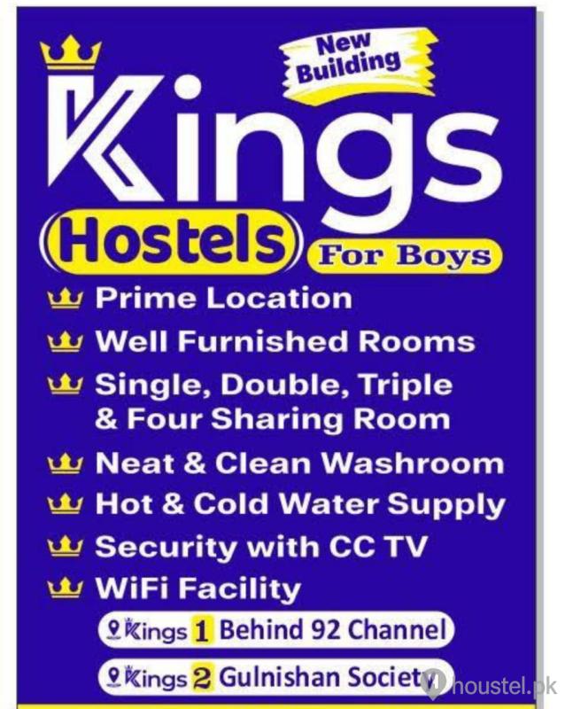 Kings Hostel 01 Boys Hostel in Dream Avenue Lahore, Lahore with Mess, WiFi - Photo 11