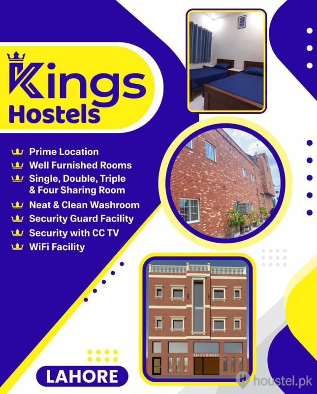KINGS Hostel 02 Boys Hostel in Lahore with Mess, WiFi from PKR 9,000