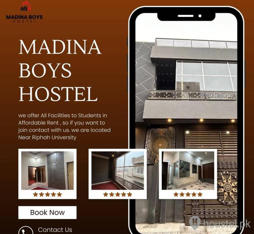 Madina Boys Hostel Boys Hostel in Faisalabad with Mess, WiFi from PKR 5,000