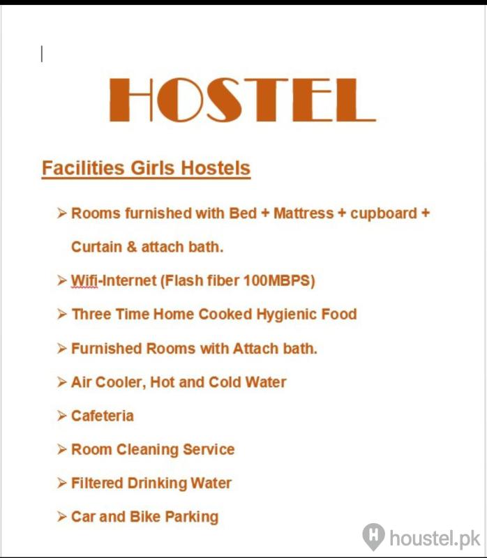 Shaheen Girls Hostel Girls Hostel in I-8, Islamabad with Mess, WiFi - Photo 7