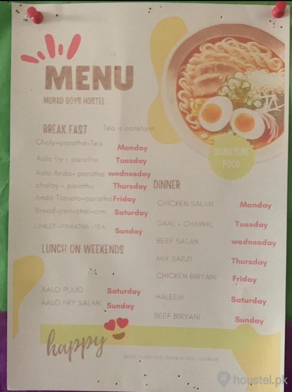 MURAD BOYS HOSTEL Boys Hostel in Gulistan-e-Johar, Karachi with Mess, WiFi - Photo 9