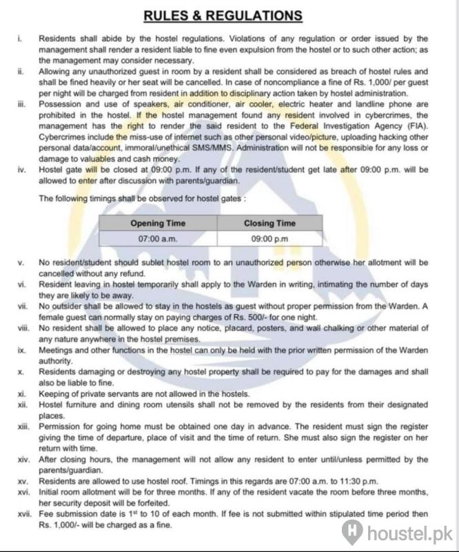 ABIHA’S GIRLS HOSTEL – BRANCH 3 Girls Hostel in Defence View Society, Karachi with Mess, WiFi - Photo 10