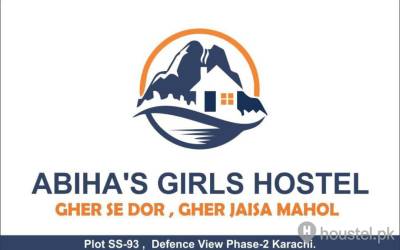 ABIHA’S GIRLS HOSTEL – BRANCH 3 Girls Hostel in Karachi with Mess, WiFi from PKR 23,500