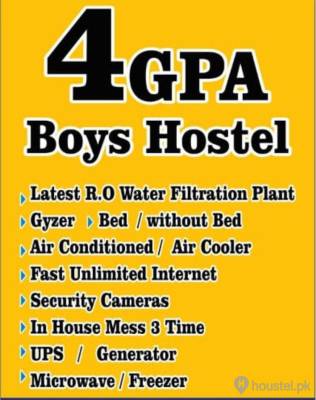 4GPA Boys Hostel Boys Hostel in Lahore with WiFi from PKR 10,000