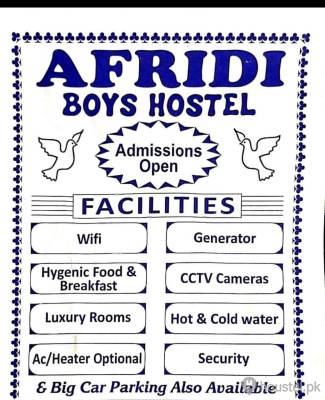 Afridi Boys Hostel Boys Hostel in Canal Road, Peshawar with Mess, WiFi - Photo 9