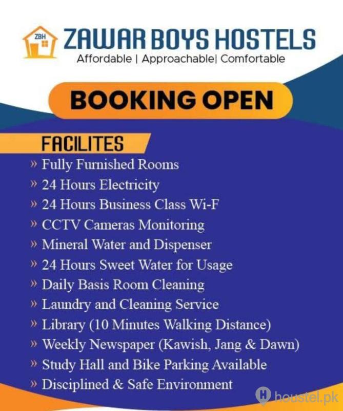 Zawar Boys Hostels Boys Hostel in University Road, Karachi with WiFi - Photo 6