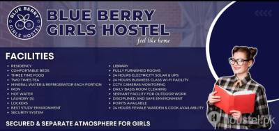 BLUE BERRY GIRLS HOSTEL Girls Hostel in Hyderabad with Mess, WiFi from PKR 10,000