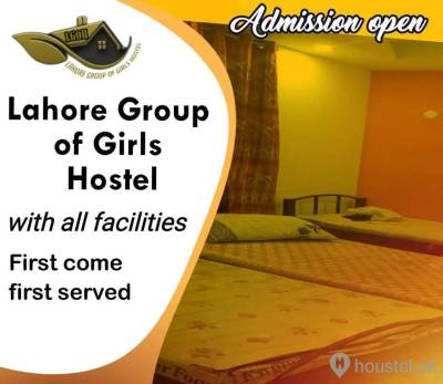 Lahore Group of Girls Hostel Girls Hostel in Lahore with Mess, WiFi from PKR 13,500