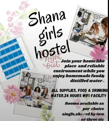 Shana Girls Hostel Girls Hostel in Islamabad with Mess, WiFi from PKR 15,000