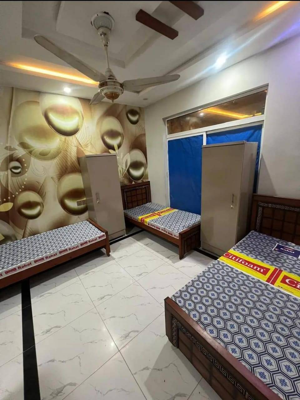three seater at STUDENTS SHELTER  BOYS HOSTEL — 3 Seater, Boys hostel with Beds/Mattresses, Islamabad, Pakistan
