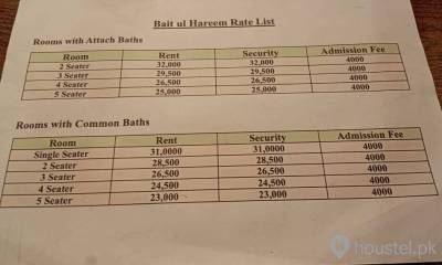 BAIT UL HAREEM Girls Hostel in G-9, Islamabad with Mess, WiFi - Photo 17