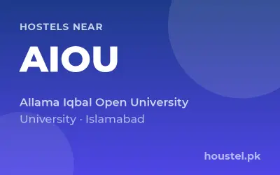 Hostels near Allama Iqbal Open University